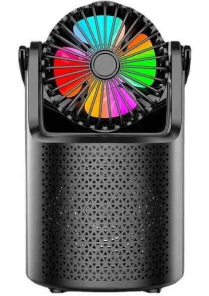 Vantilatörlü Hoparlör Rgb LED Işıklı Fonksiyonel Speaker