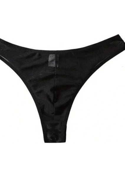 Erkek Biyeli Siyah Transparan Brazillian Slip fiyatları