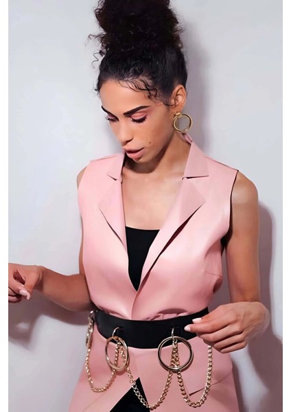 Zincirli Bel Üzeri Şık Harness - APFT365