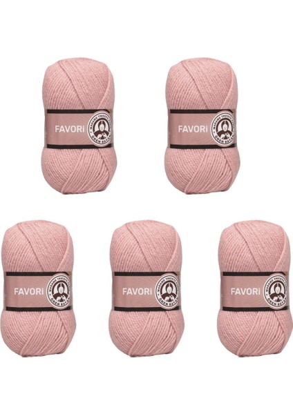 Ören Bayan Favori Örgü İpi - Pembe - 5'Li Paket - ( Renk Kodu : 121 ) fiyatları