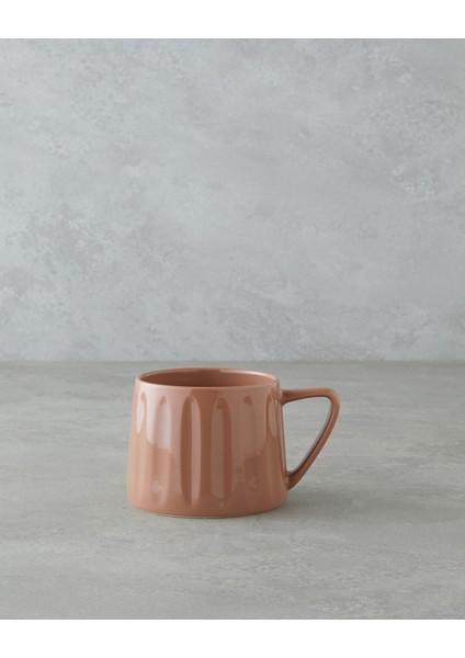 Daphne New Bone China Kupa 320 ml Açık Kahverengi