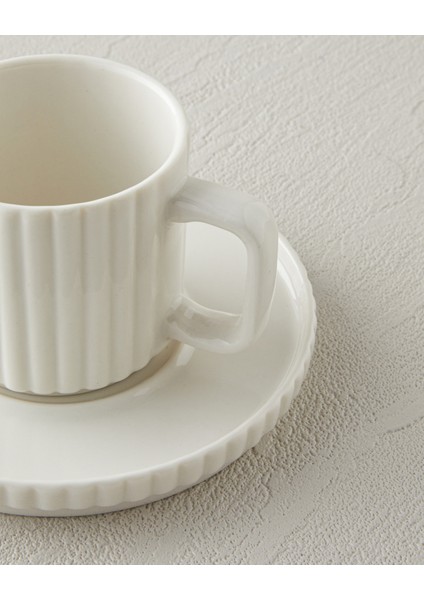 Lunara Porselen 18 Parça 6 Kişilik Çay-Kahve Takımı 170-90 ml Beyaz indirimleri