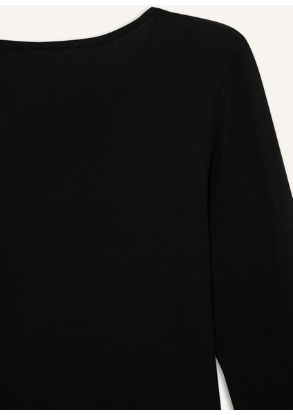 Bisiklet Yaka Uzun Kollu Üst-Fall In LOVE F5032AX25WN fırsatları