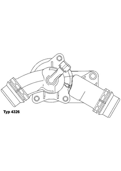 TERMOSTAT 97 C BMW M52 M54 E36 E38 E39 E46 E60 E65 E83 E53 E85 11531437040