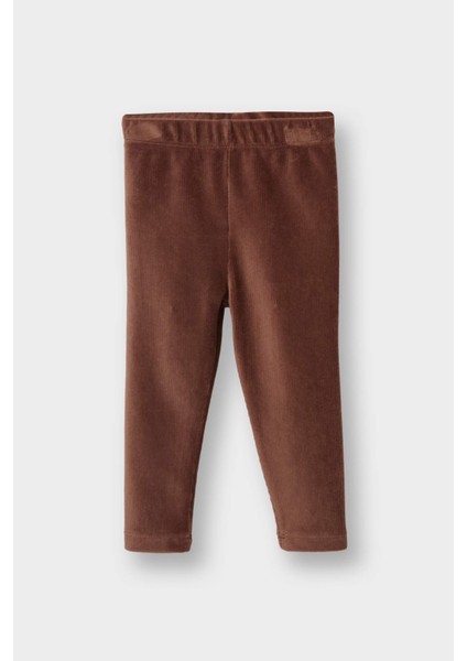 Kız Bebek Düz Paça Fitilli Kadife Tayt Y1083A225WN