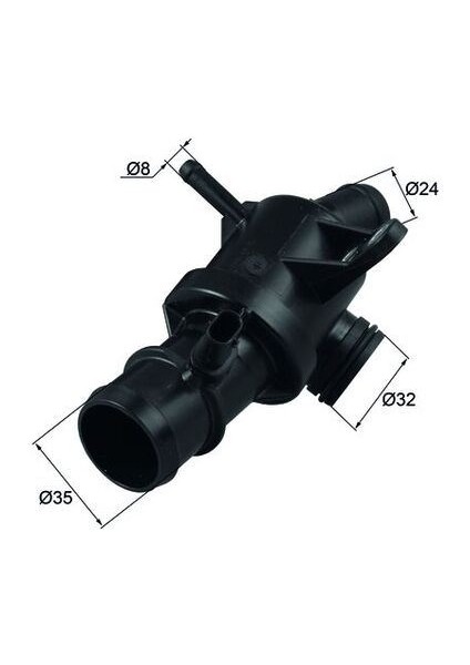 TERMOSTAT 89 C MERCEDES OM640 W169 W245 A6402000715