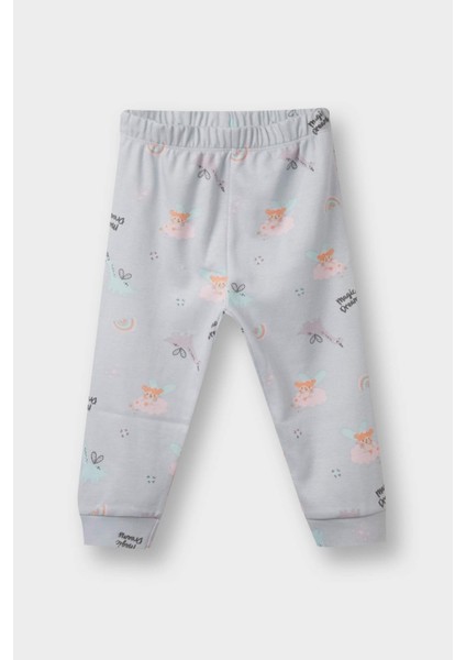 Kız Bebek Pijama Takımı Desenli Uzun Kollu Üst Uzun Alt F0631A525AU fiyatları