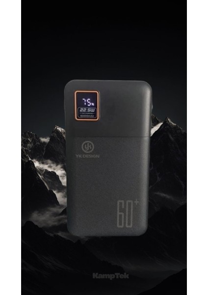 Outdoor Ultra Dayanıklı Uzun Ömürlü Powerbank Hızlı Şarj Destekli 22.5W 60000 Mah Powerbank Kamp Karavan Çadır