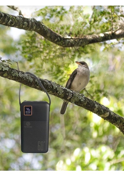 Outdoor Ultra Dayanıklı Uzun Ömürlü Powerbank Hızlı Şarj Destekli 22.5W 60000 Mah Powerbank Kamp Karavan Çadır fırsatları