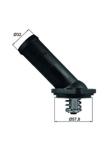 TERMOSTAT 92C VW A1 1.6TDI GOLF PLUS 1.6TDI 03L121114B 03L121113B