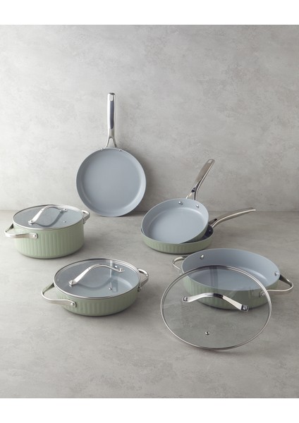 Berlin Fusion Pro Tava 24 cm Yeşil indirimleri