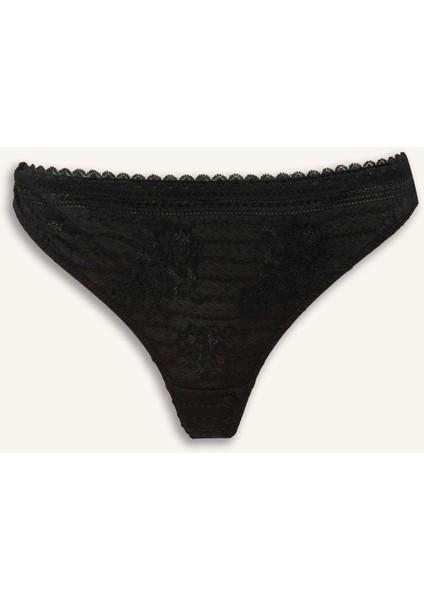 Bağcıklı Dantelli Slip Külot F7029AX25WN fırsatları