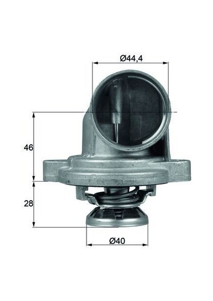 TERMOSTAT 80 C MERCEDES VITO OM601 W638 1996-2003 A6012030075