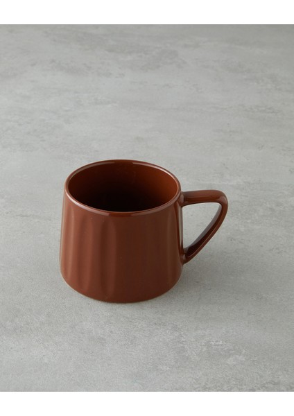 Daphne New Bone China Kupa 320 ml Koyu Kahverengi fiyatları