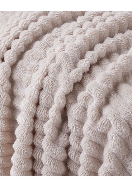 Cozy Oasis Supersoft Tv Battaniye 120X160 cm Krem modelleri