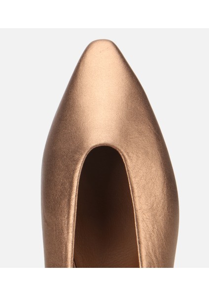 01AYH316500A470 KADIN Deri Bronz Sivri Burunlu Babet indirimleri