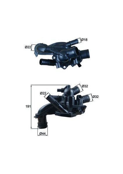 TERMOSTAT 105 C MINI N16 N18 R55 R56 R57 R58 R60 R61 11538674895