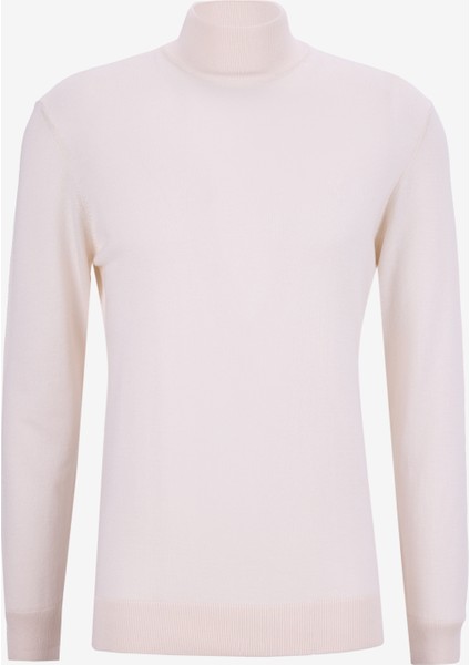 Yarım Balıkçı Yaka Basic Düz Ekru Erkek Kazak F5WM-KZK 2554 fiyatları