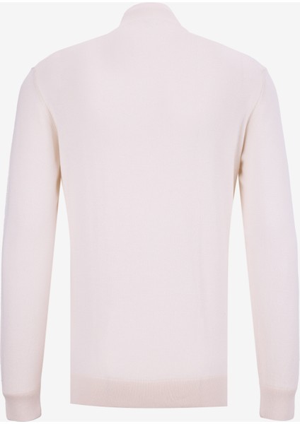 Yarım Balıkçı Yaka Basic Düz Ekru Erkek Kazak F5WM-KZK 2554 modelleri