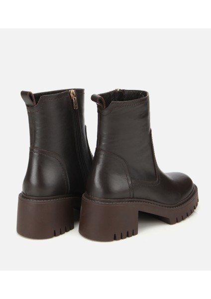 01BOH313210A480 KADIN Deri Kahverengi Streç Bilekte Düz Bot fırsatları