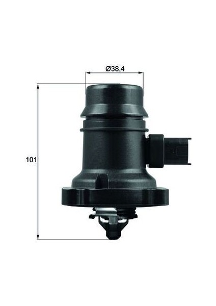 TERMOSTAT 103C OPEL ADAM-ASTRA J-CORSA D-E-MERIVA B-CHEVROLET AVEO-CRUZE 1.2-1.4 2012 28290033 1338379 55593033 25200454