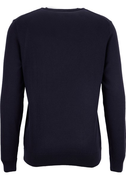 V Yaka Basic Düz Lacivert Erkek Kazak F5WM-KZK 2557 indirimleri