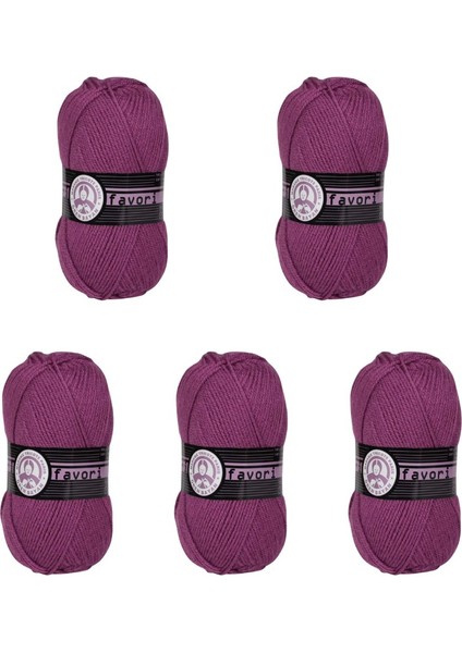 Ören Bayan Favori Örgü İpi - Mor - 5'Li Paket - ( Renk Kodu : 051 ) fiyatları