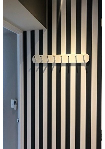 Bien Home Siyah Beyaz Çizgili Duvar Kağıdı (5m²) fırsatları