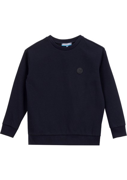 Düz Erkek Çocuk Lacivert Sweatshırt D5WB-SWT3102