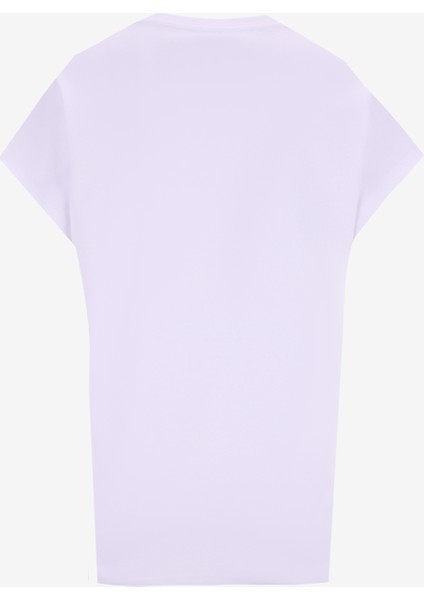 Bisiklet Yaka Taşlı Beyaz Kadın T-Shirt F5WL-TST0247 modelleri