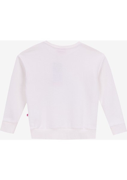 Desenli Kız Çocuk Ekru Sweatshırt BRB5WG-SWT6028 fiyatları