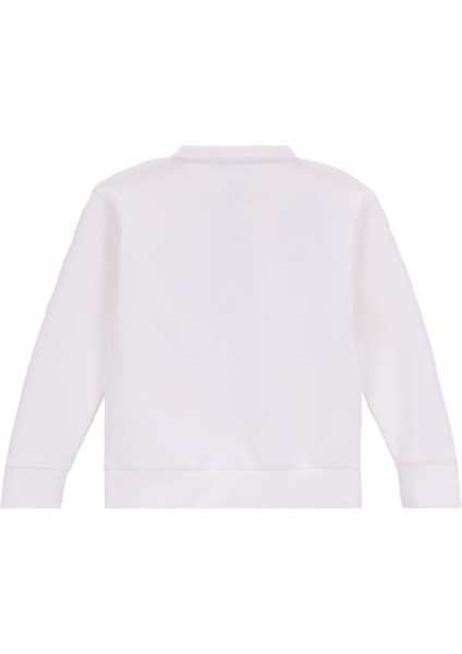 Baskılı Erkek Çocuk Beyaz Sweatshırt D5WB-SWT3056 fiyatları