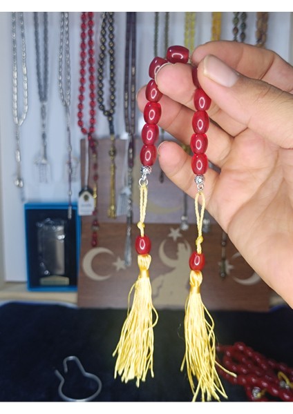 3 Lü Set (Tesbih,zaza,maskot) Ip Püsküllü Ateş fırsatları