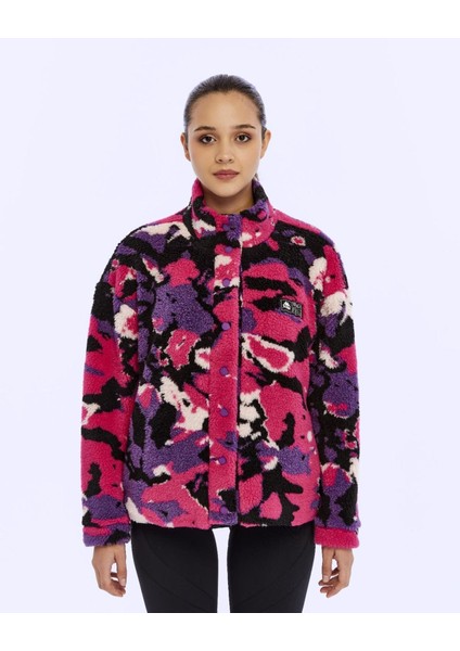 Authentic Neplina Kadın Bordo-Lacivert Regular Fit Sherpa