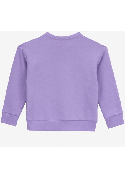 Baskılı Kız Çocuk Lila Sweatshırt BRB5WG-SWT6036 fiyatları
