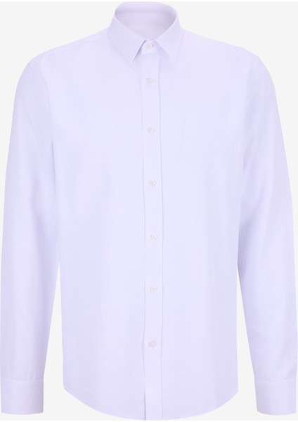 Slim Fit Gömlek Yaka Armürlü Beyaz Erkek Gömlek Maydos-Y 402 fiyatları