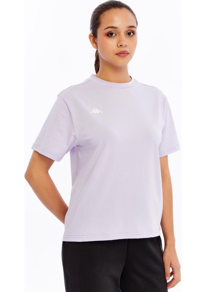 Nadya Kadın Mor Regular Fit Tişört