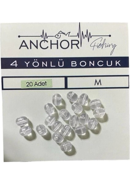 4 Yollu Boncuk M Beden 20 Li Paket