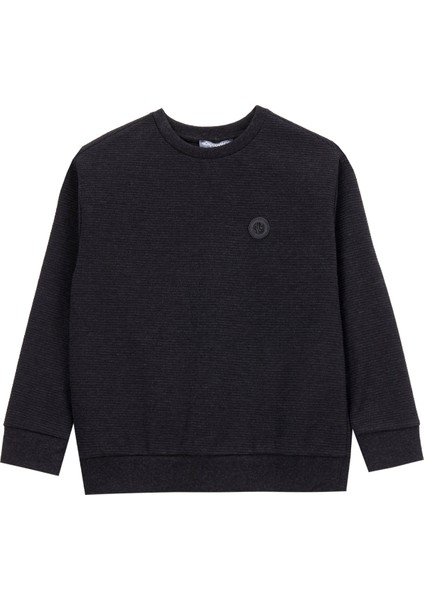 Düz Erkek Çocuk Antrasit Sweatshırt D5WB-SWT3102