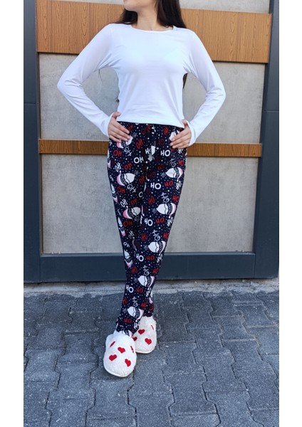 Kışlık Süet Yumuşak Dokulu Kadın Pijama