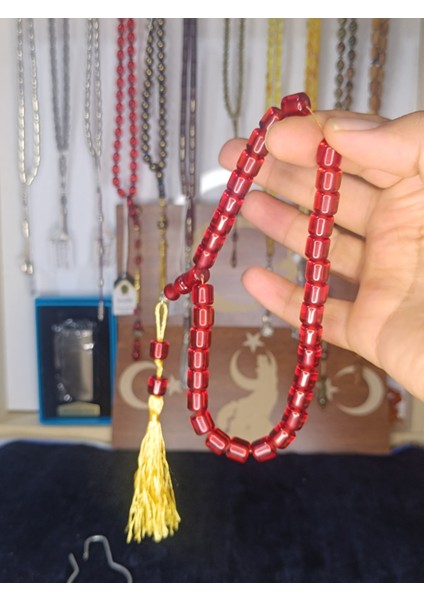 3 Lü Set (Tesbih,zaza,maskot) Ateş