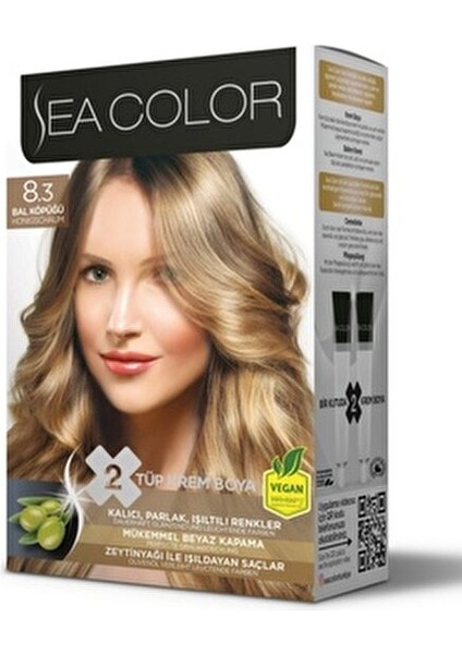 Krem Saç Boyası Bal Köpüğü Renk Amonyaksız Formül ile Kalıcı ve Parlak 99 ml modelleri