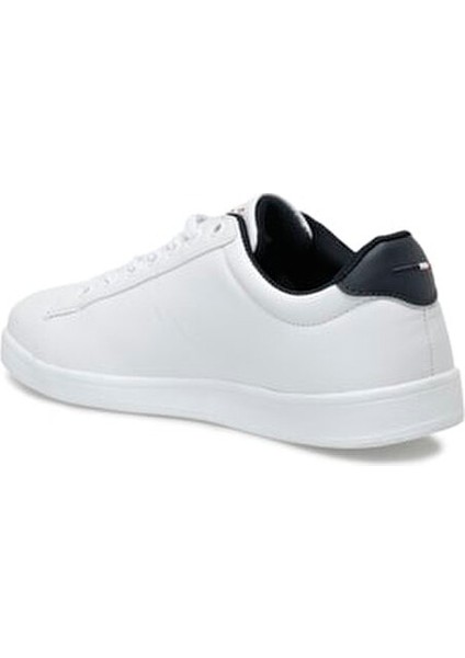 Franco Beyaz Kadın Sneaker Düz Taban P.U Malzeme