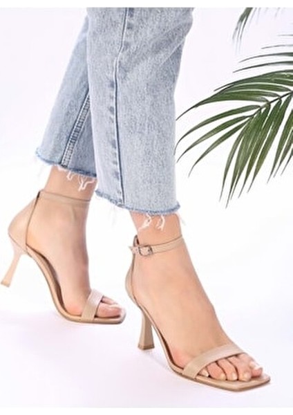 Kadın Topuklu Ayakkabı Stiletto Tasarım Suni Deri Yazlık 8 cm Topuk fiyatları