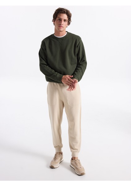 Bisiklet Yaka Koyu Yeşil Erkek Sweatshırt 12279677_JJGRADY Sweat Crew Neck fiyatları