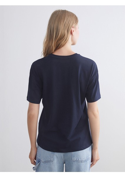 Yeni Sezon Bisiklet Yaka Los Angeles Baskılı Kadın Tişört fırsatları