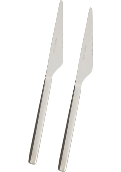 New Premıum Steel 2'li Yemek Bıçağı