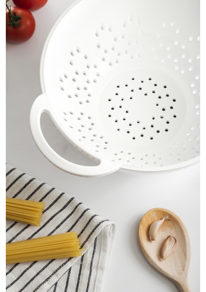 Akrilik Beyaz Makarna Süzgeçi & Sebze Meyve Süzgeçi fırsatları