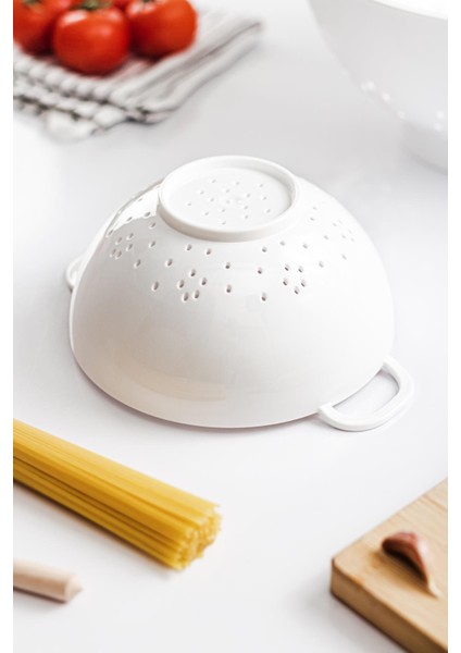 Akrilik Beyaz Mini Pirinç Süzgeçi & Bakliyat Süzgeçi (3 Su Bardağı Ölçülü) modelleri