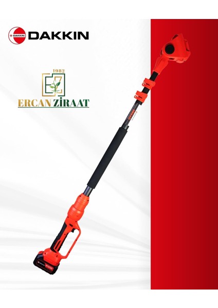 Dakkin DLJ Set 2 Adet Akü + Teleskopik Uzatma + Akülü Testere + Akülü Makas modelleri